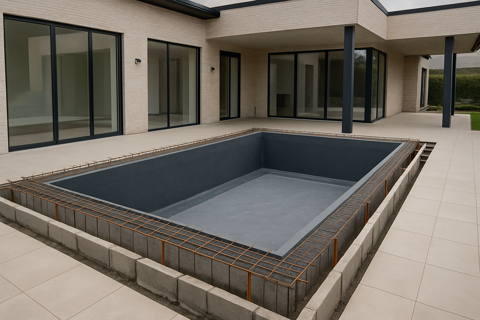 Swimmingpool konstruktion