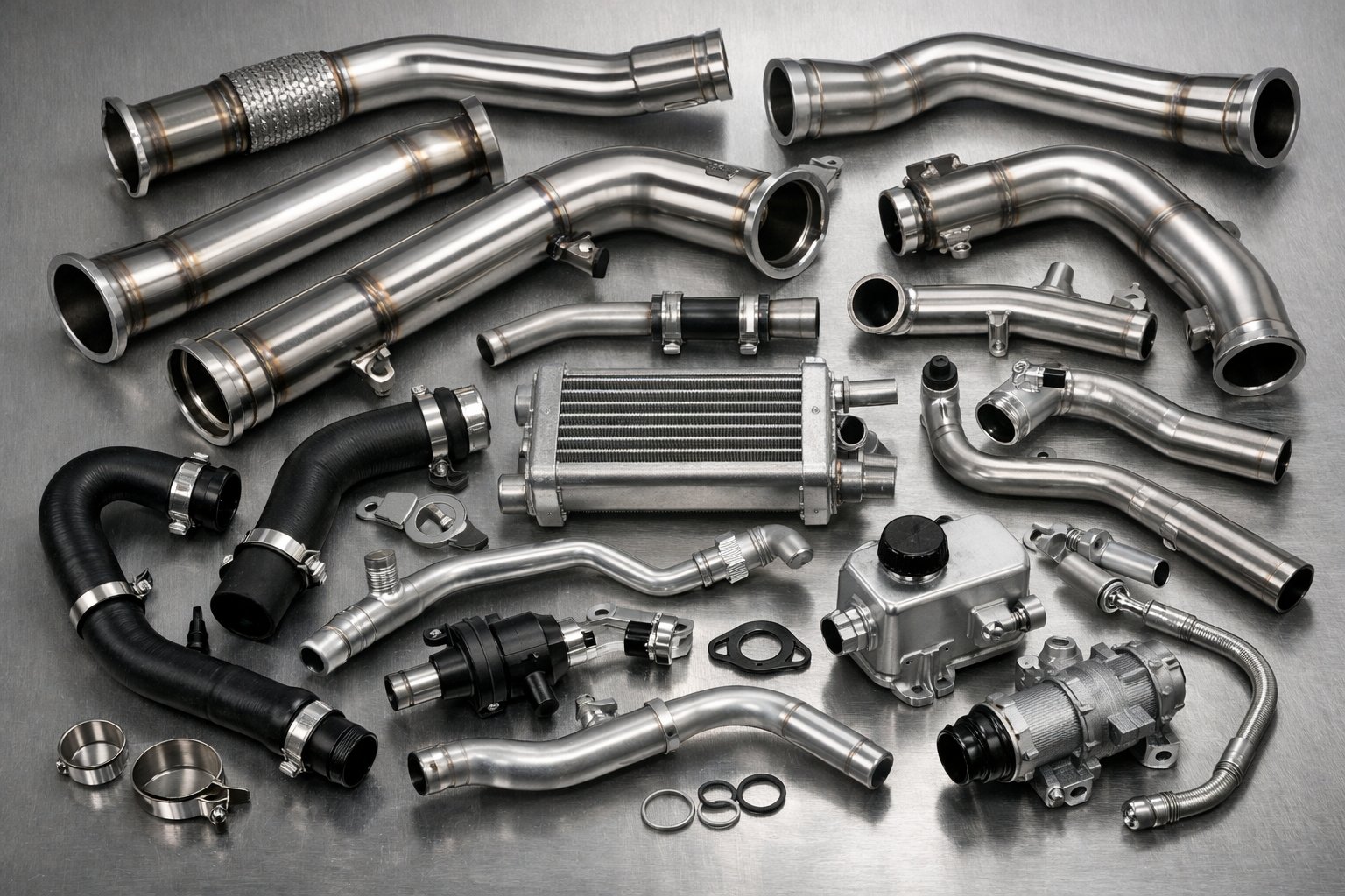 Automotive tube assembly for fluid and exhaust systems