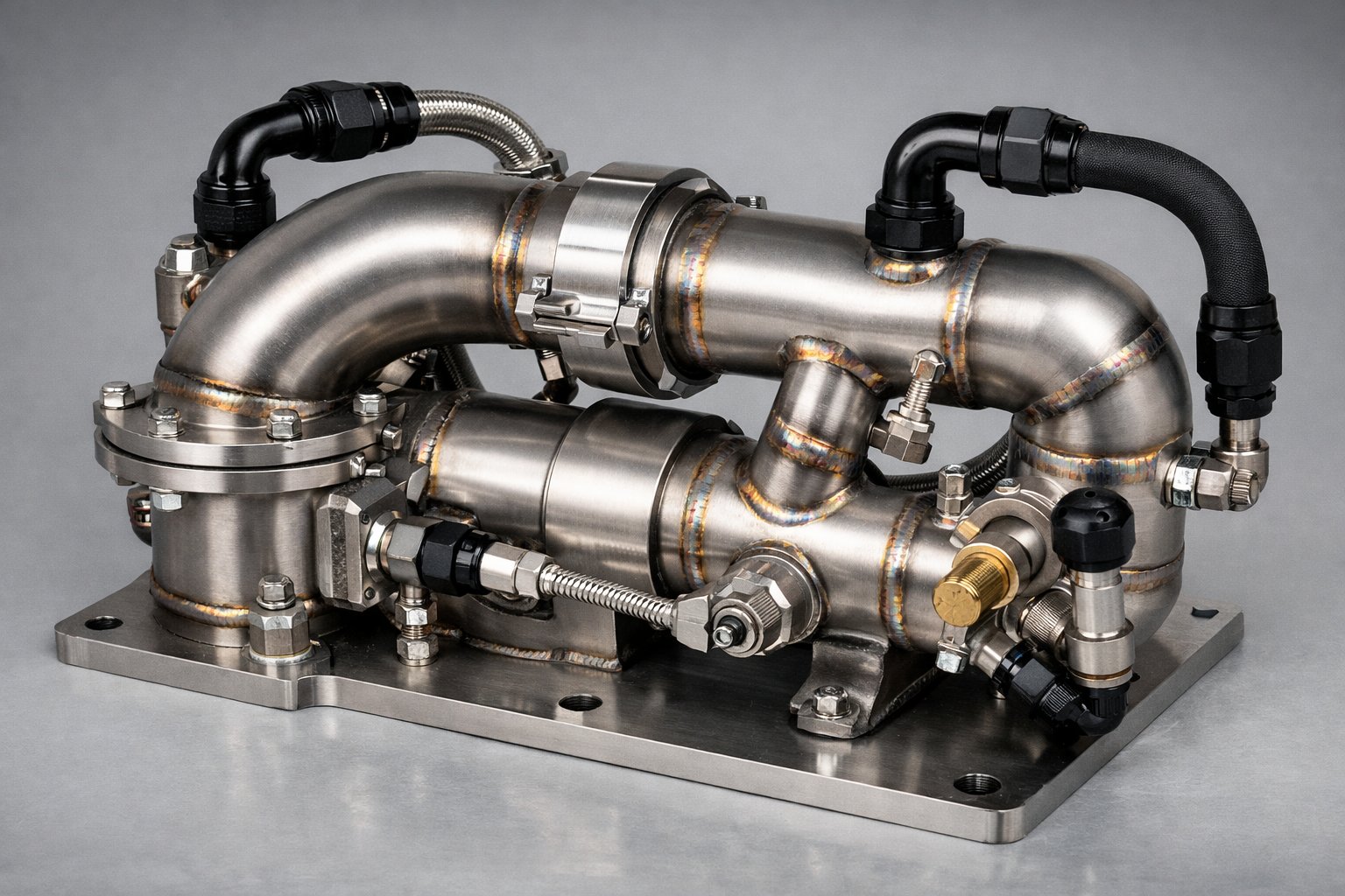 Custom fabrication project showcasing complex tube geometry