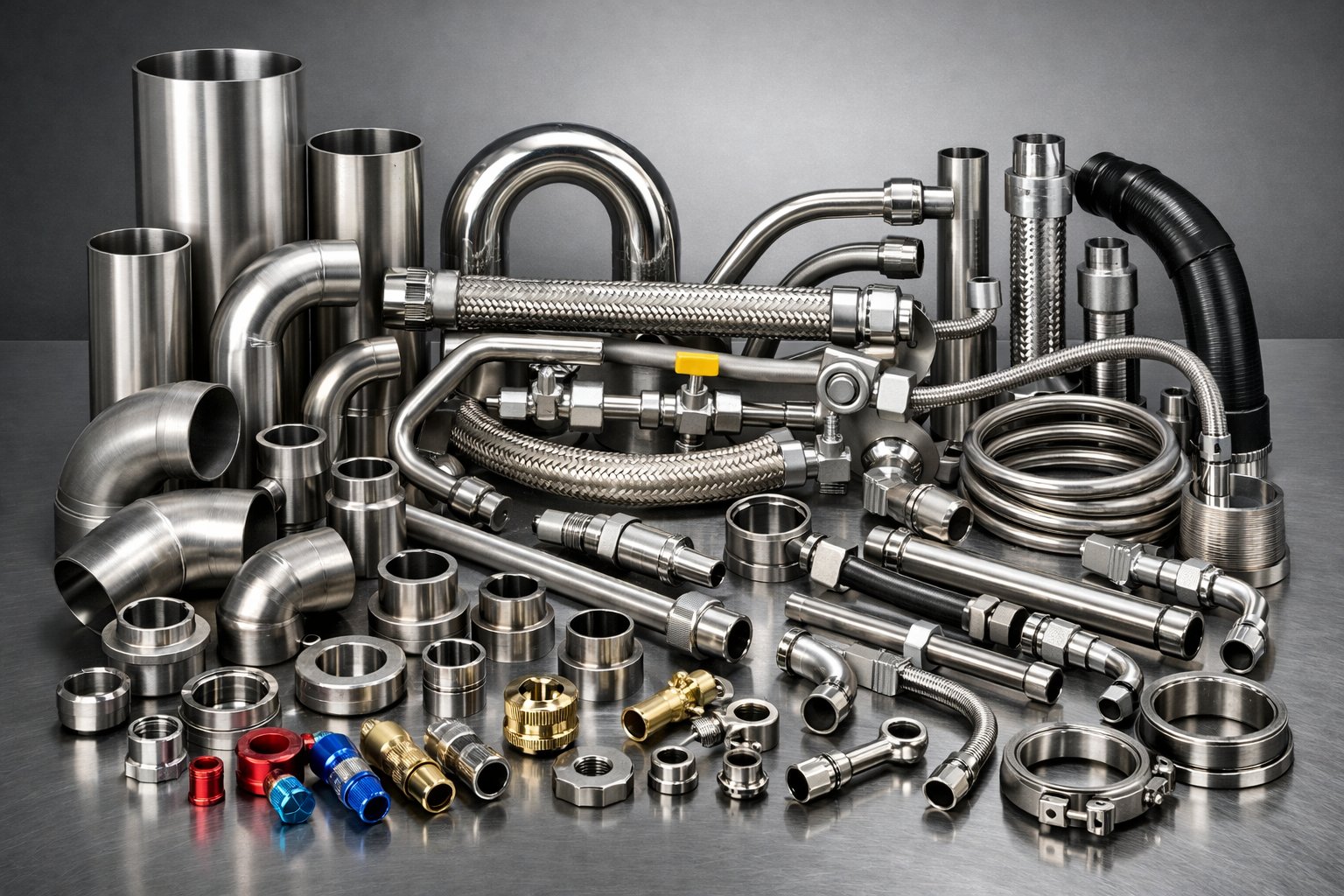 Finished products displayed for final review